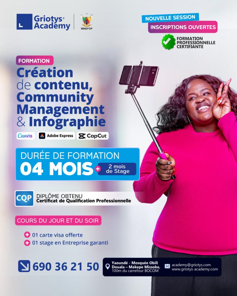 Formation en Création de contenu community management et infographie