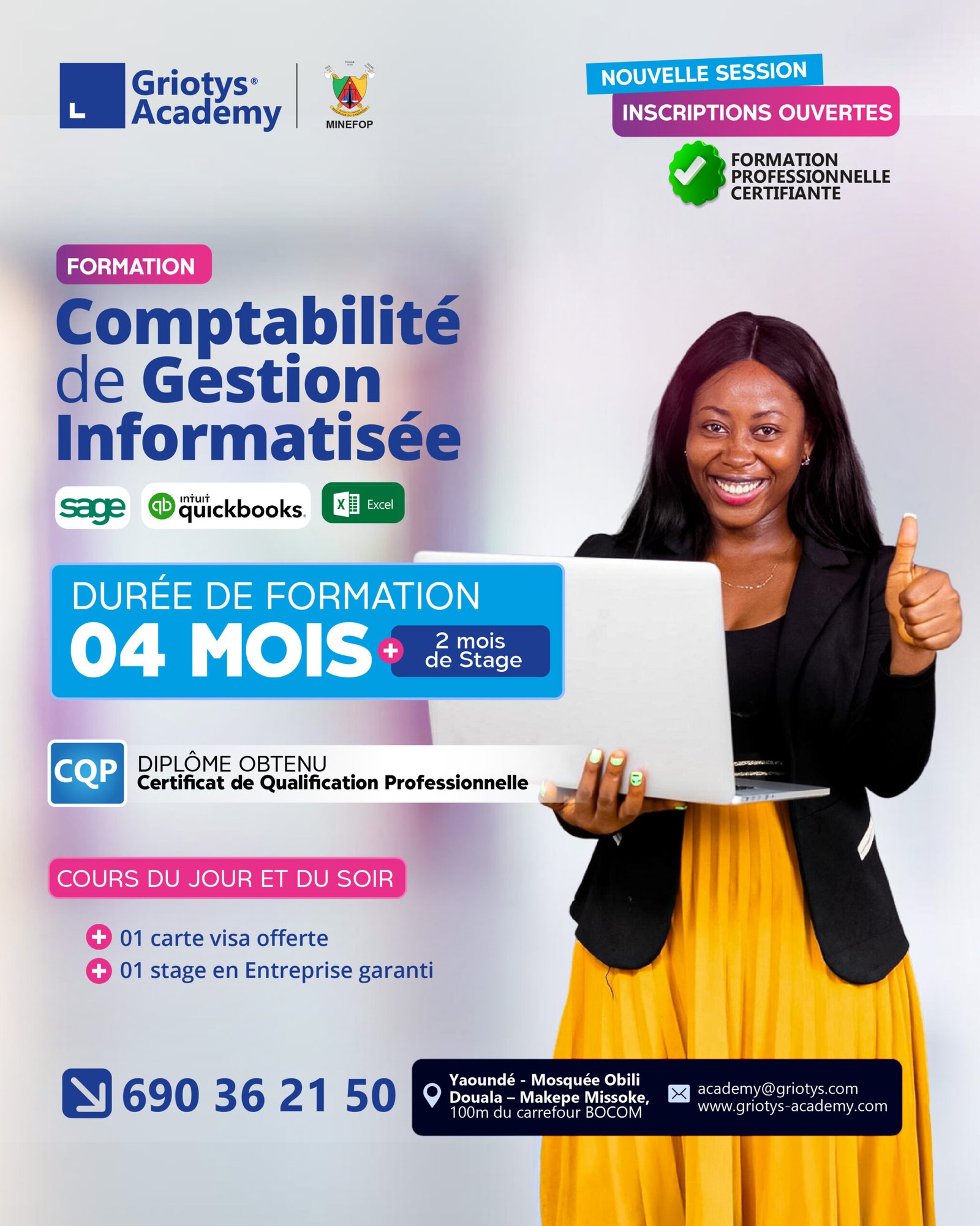Formation en comptabilité et gestion informatisée