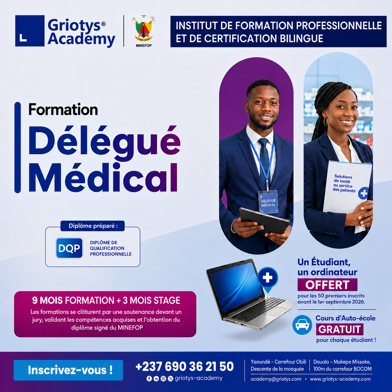 Formation Délégué Médical au Cameroun